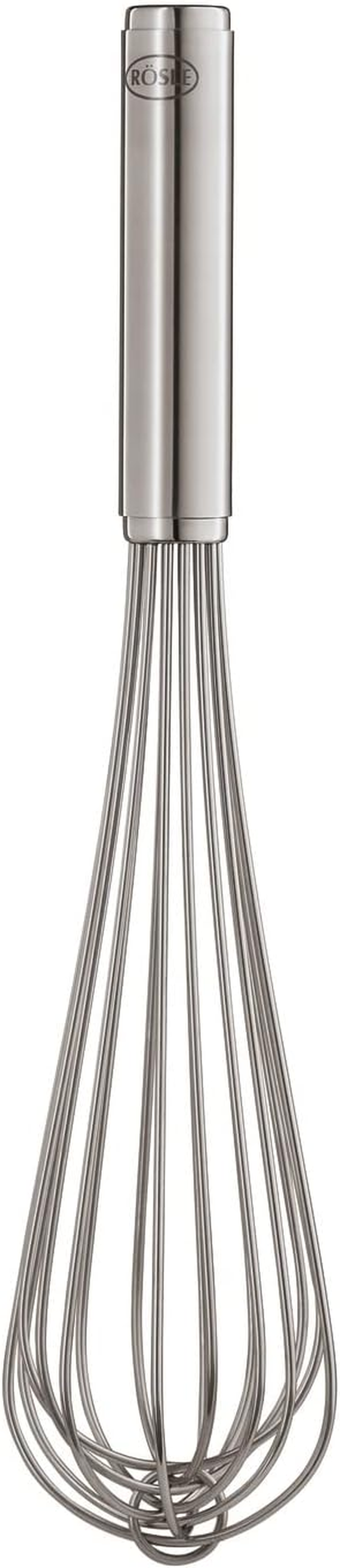 R&Ouml;SLE Classic Whisk High Quality Mixer with Sturdy round Handle Catering 18/10 Stainless Steel Dishwasher Safe Length 30 Cm Silver image number 3