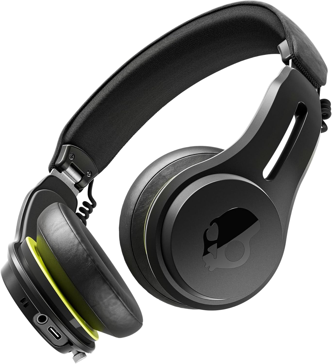 Skullcandy Icon Active Noise Cancelling Wireless On-Ear Bluetooth Headphones, True Black