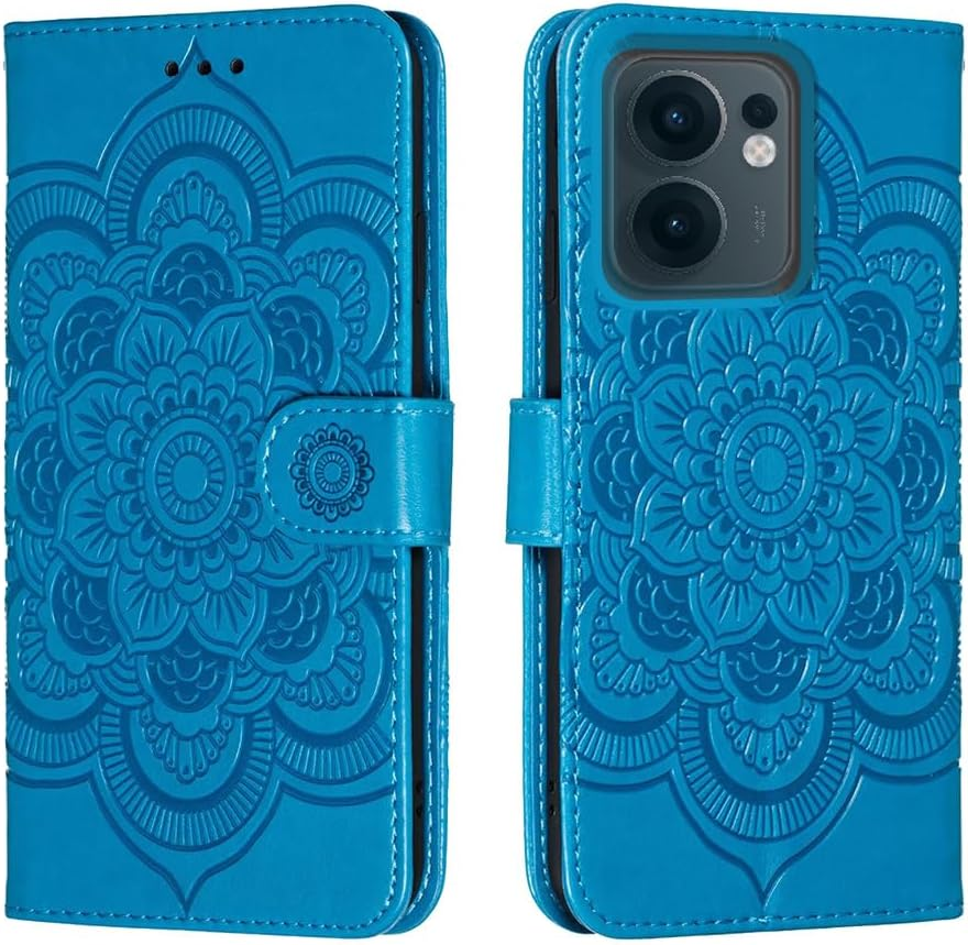 Shingtomua for Oppo Reno13 F Case Wallet with Card Holder Kickstand Magnetic Soft Leather Flip Fold Case for Oppo Reno 13F Cover (Purple)