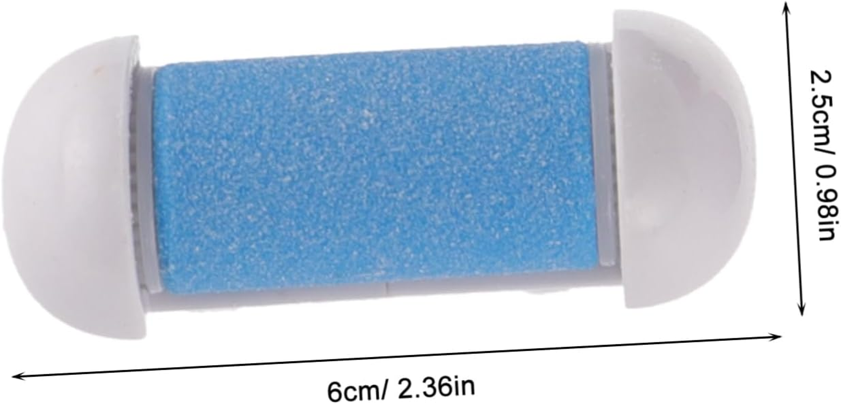 NULYLU 12Pcs Foot Exfoliator Replacement Roller Heads for Pedicure Callus Removal image number 3