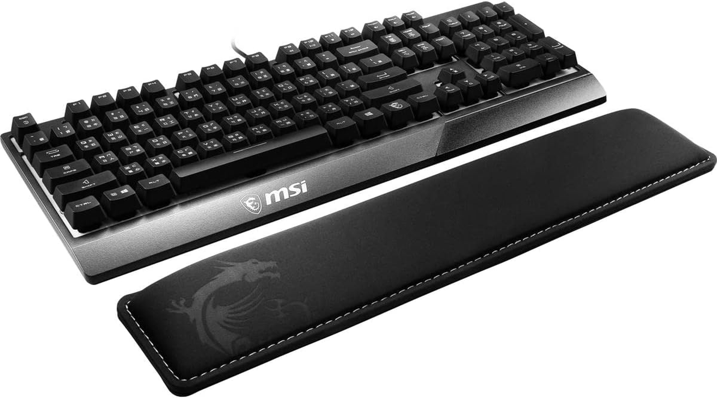 MSI Gamign Keyboard Wrist Rest - Cooling Gel Infused Pad. image number 2