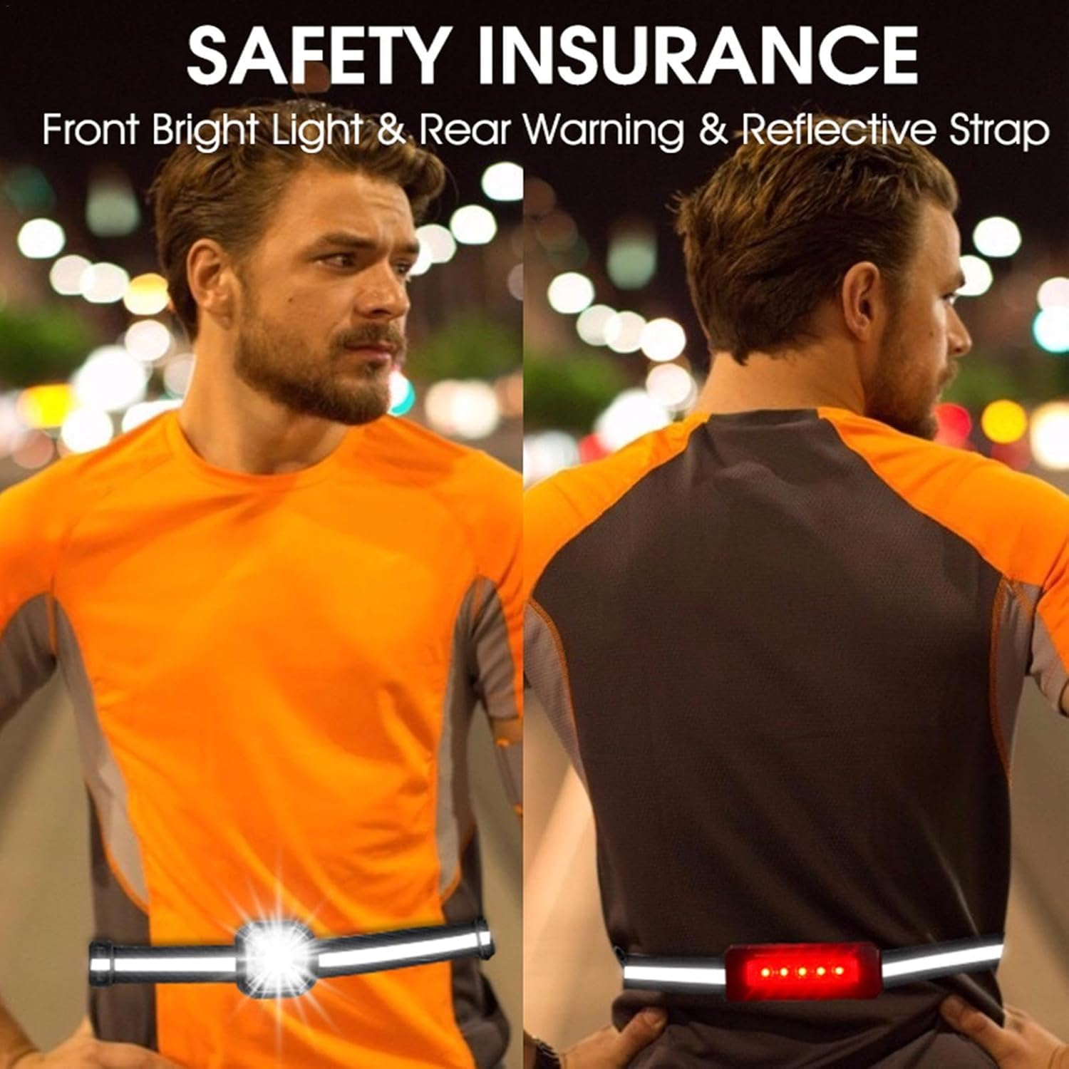 Running Belt Light, Waterproof Running Lamp, Rechargeable Waist Light, Night Running Light Belt, Reflective Running Gear, Belt Light for Runners, Outdoor Waist Light, LED Running Belt, image number 3