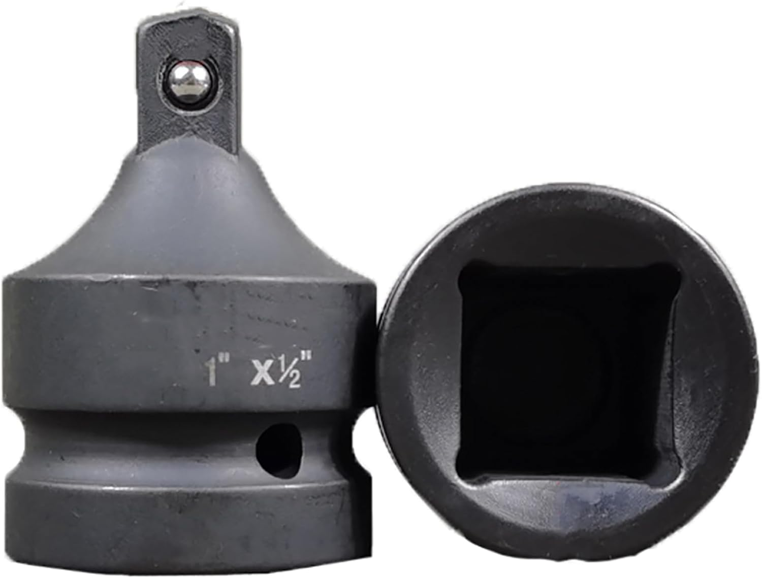 SENRISE Impact Adaptor 1" to 1/2" Air Impact Sleeve Drive Pneumatic Reducer Converter Impact Tool for Impact Driver Conversions, Ratchet Wrenches (Pack of 1) image number 2