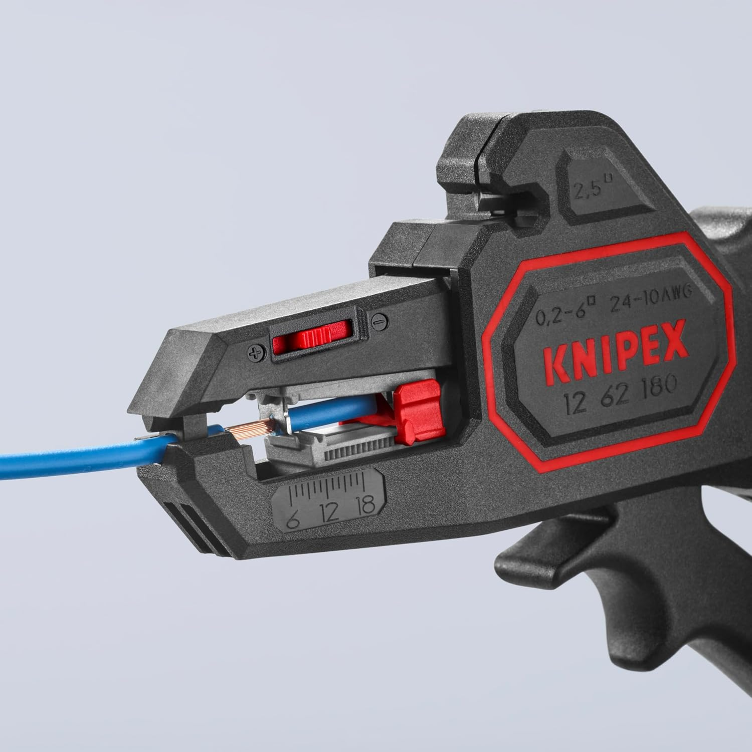 Knipex 1262180 Self Adjusting Insulation Strippers - Awg 10-24, 7.25 Inch image number 4