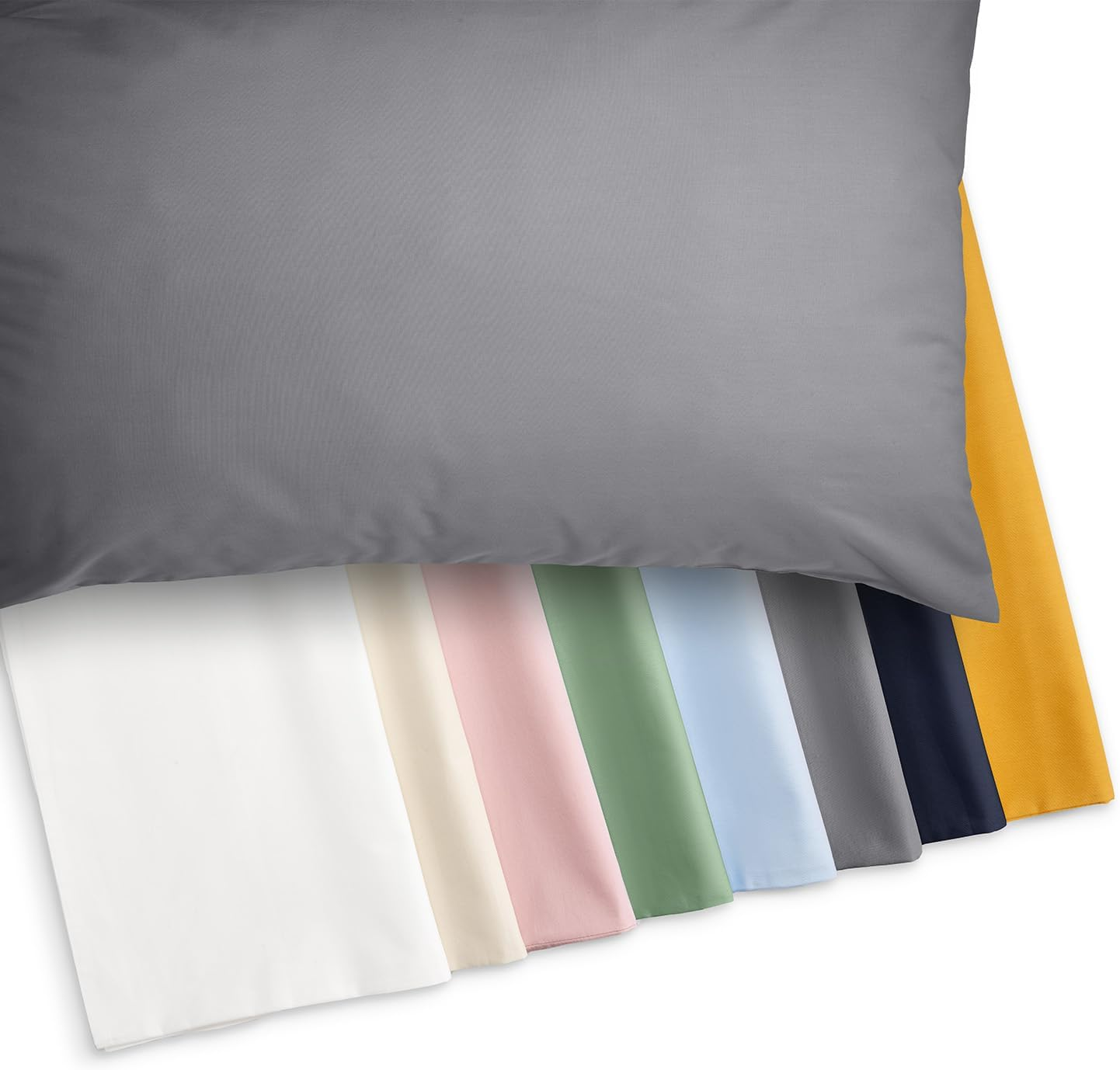 Guzzini Classic Double Duvet Cover, Cotton, 255 X 200 Cm, 100% Percale Oekotex Certified, Fresh and Breathable, Duvet Cover with 40 Cm Tabs for Soft and Durable Bedding image number 2