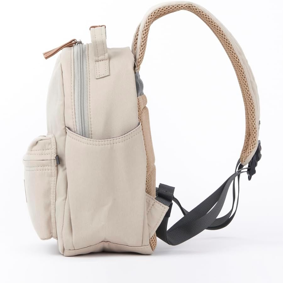 Anello Grande GHM0554 Motte Backpack, Lightweight, Multiple Storage, A5 - Black image number 6