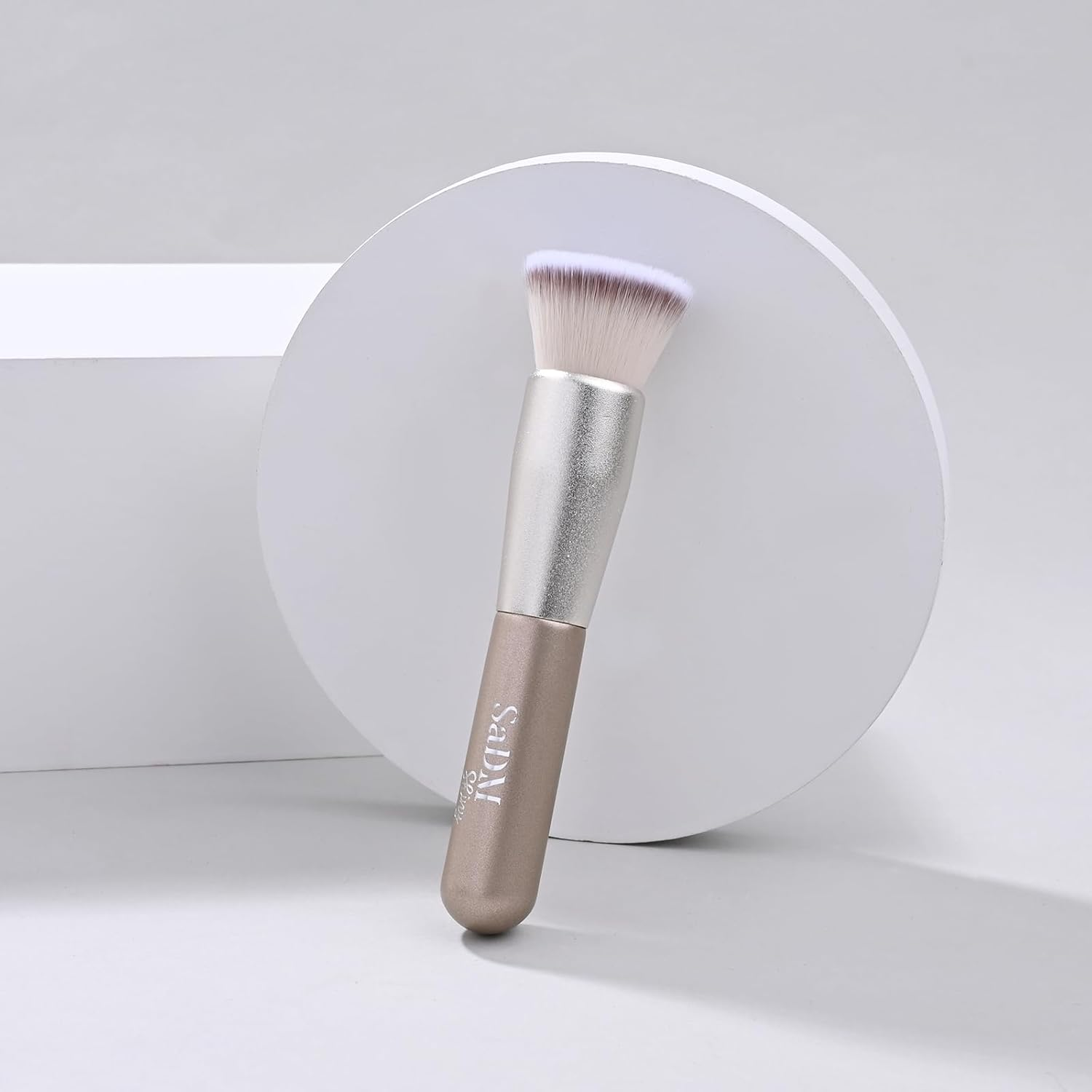 Kabuki Makeup Brush - Blender Brush for Powder, Cream, Liquid Foundation, Sunscreen, Blush Blending & Bronzer - Professional Make up Brush - Full Face Makeup Brush - Vegan & Cruelty Free image number 2