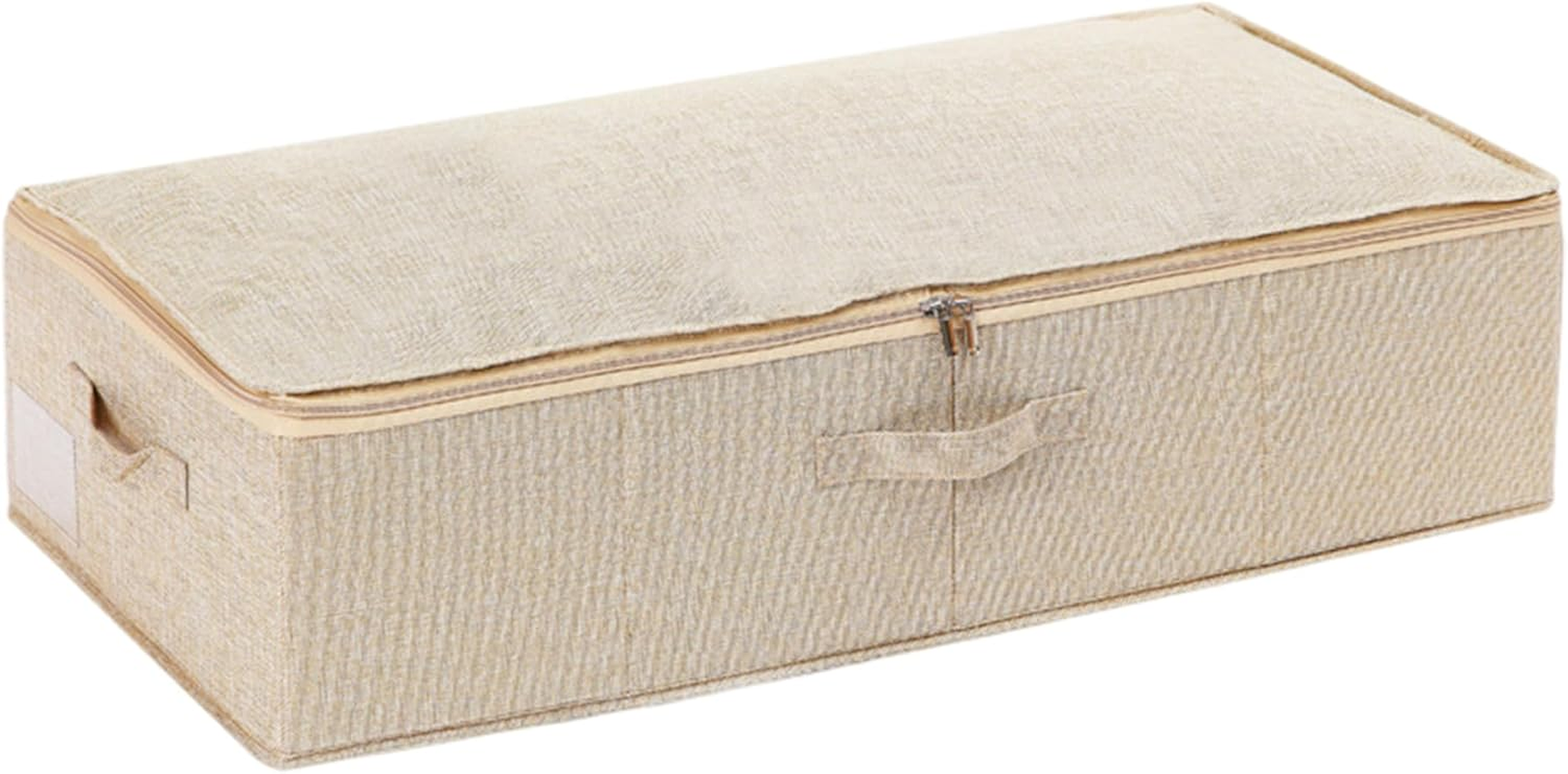 Wedding Dress Storage Box, 30X15X7 Dustproof Moisture Proof Foldable Wedding Keepsake Box with Handle and Zipper for under Bed Closet- image number 3