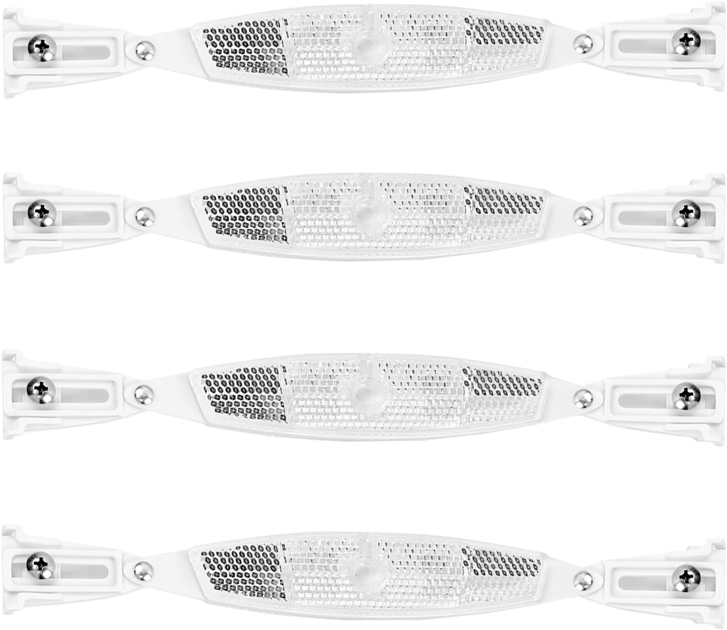 4 Pack Bike Wheel Reflectors, Bicycle Spoke Reflectors for Ebikes, Plastic Bicycle Spoke Reflector for Adult Bikes, Night Riding Bicycle Accessories image number 3