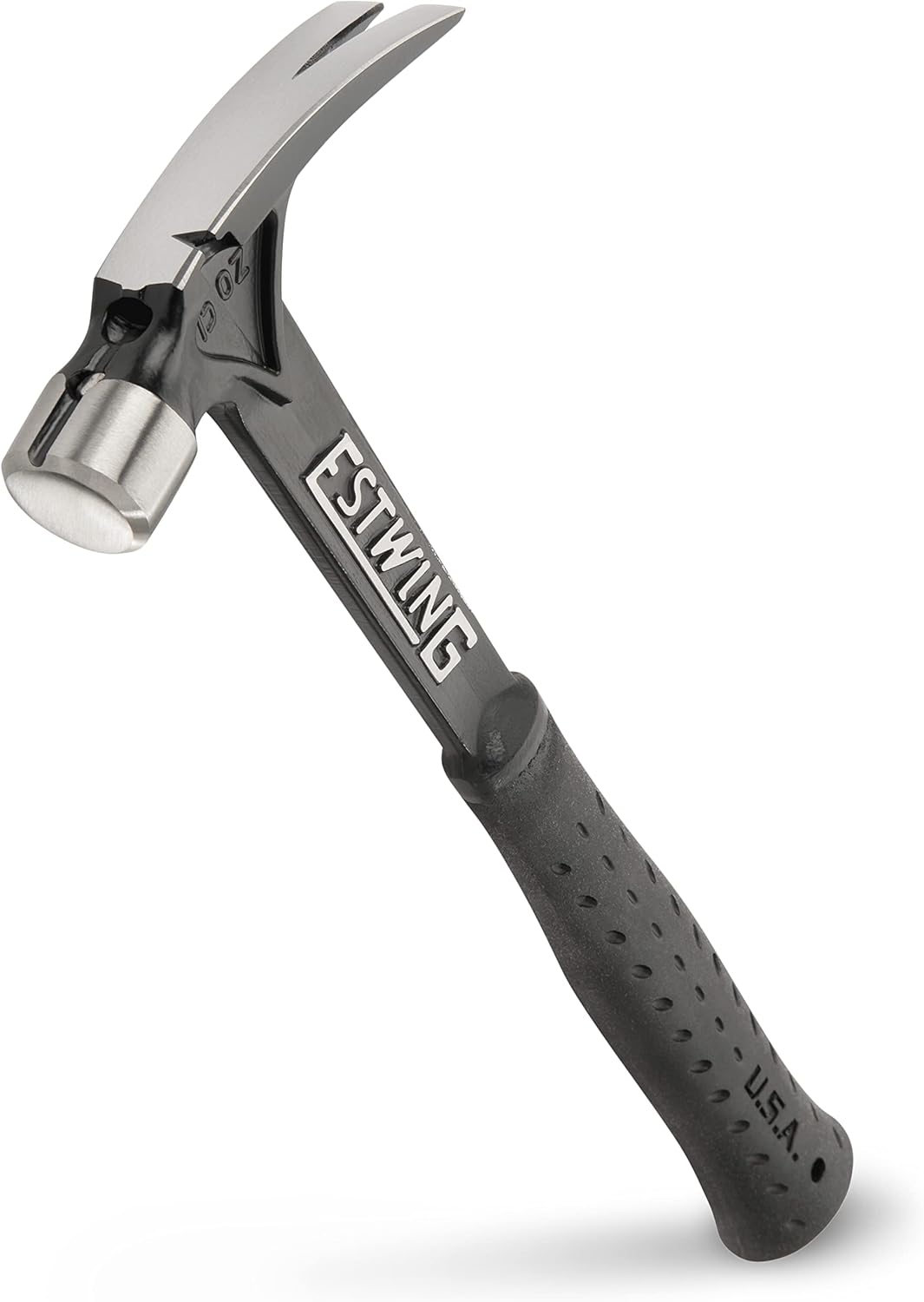Estwing EB/15SM 15Oz Ultra Black Hammer, Milled Face, Shock Reduction Grip image number 5