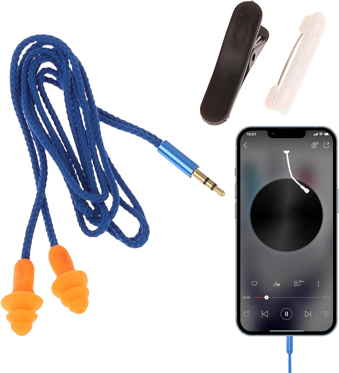 Ear Protection Headphones,100Db Noise Cancelling Ear Plugs | 100Db Sound Insulation Headphone with Clips for Workout Studying Meetings Phone Calls Listening to Songs image number 6