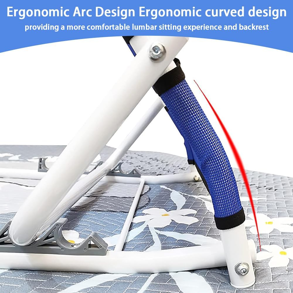 Lifting Bed Backrest,Foldable Back Holder,Lifting Bed Backrest with Head Pillow,Multifunctional Back Support,For Disabled People, Elderly People,Patients image number 1