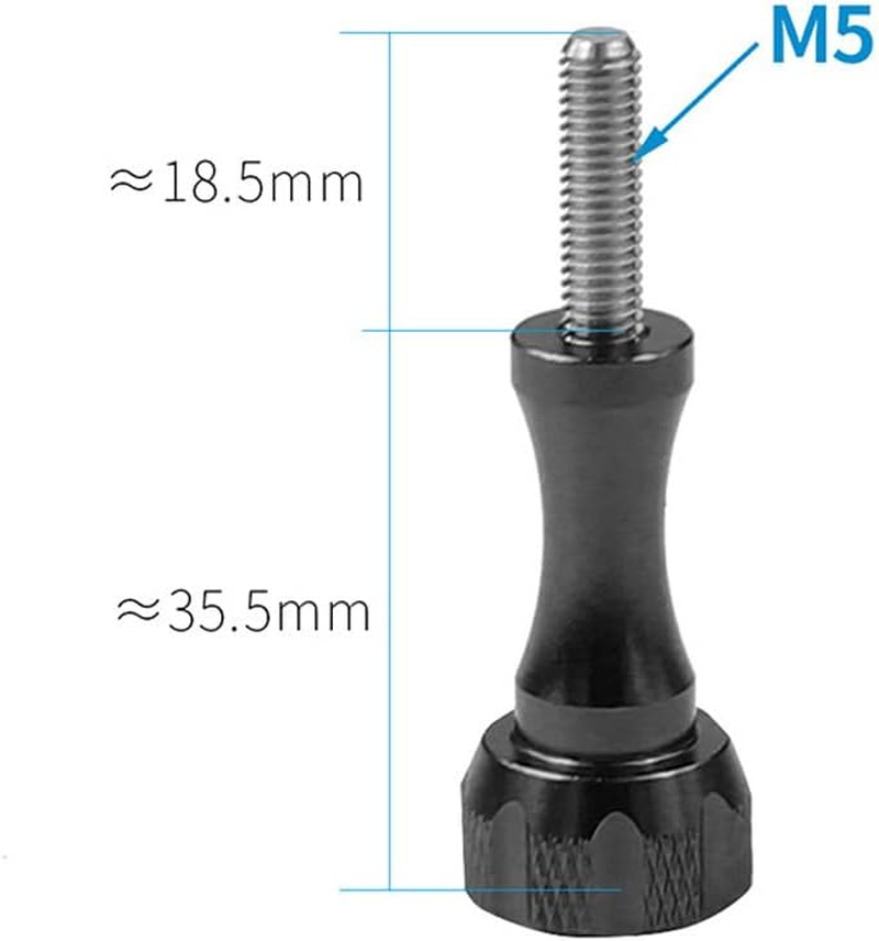 Wholesale Aluminum CNC Camera Tripod Mount Adapter with Thumb Screw, 1/4"-20 Conversion Adapter Mounts Compatible for Gopro Hero 11, 10, 9, Max 8, 7, DJI OSMO Insta360 Other Action Cameras image number 6