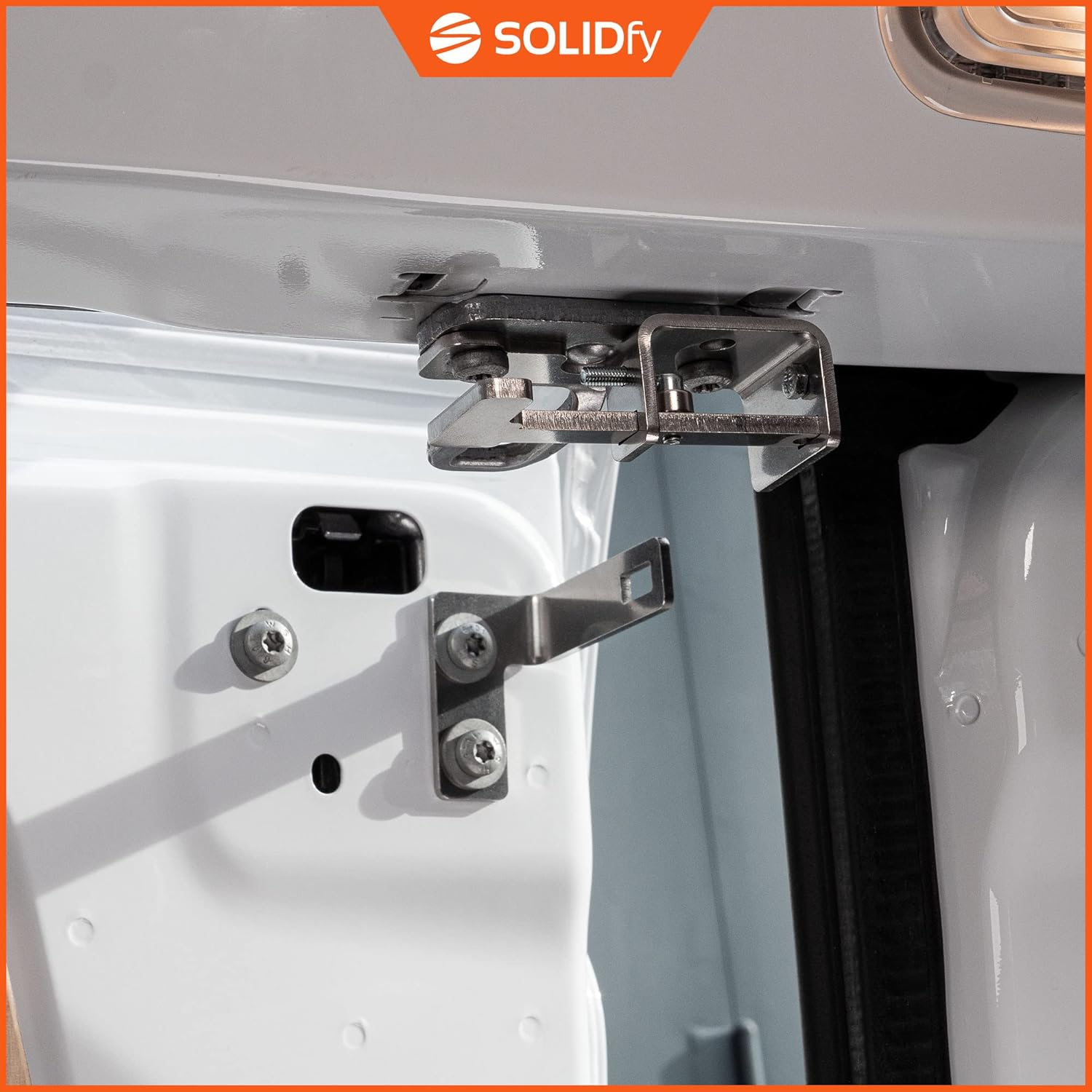 Solidfy&reg; - Rear Door Lock for Mercedes Sprinter W906 and VW Crafter I Type 2E | Rear Door Burglary Protection Security Caravan Camper image number 4