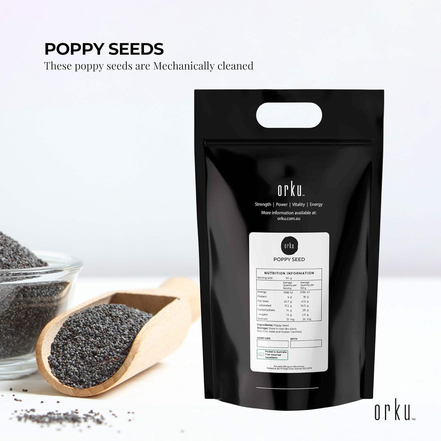 20Kg Poppy Seeds Unwashed Papaver Somniferum for Baking and Decorating image number 2