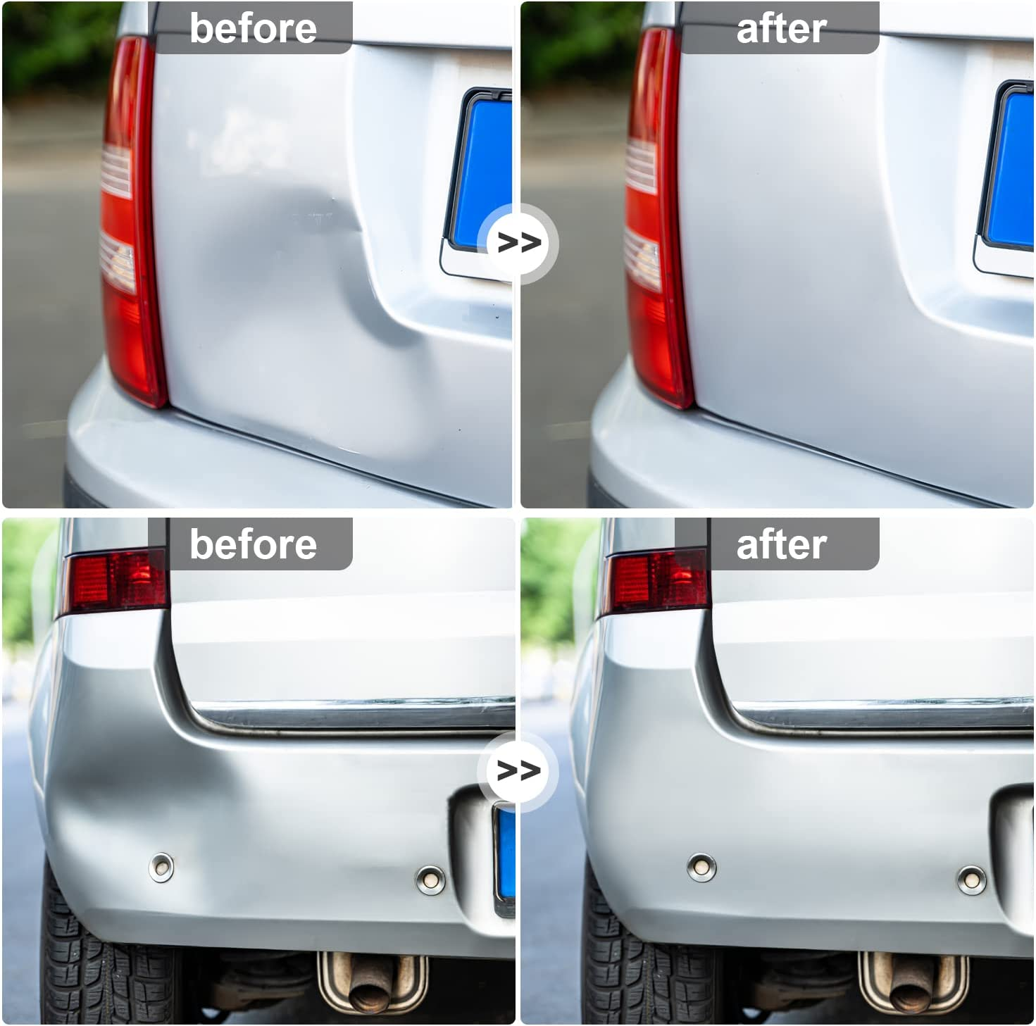 Car Dent Puller Removal Kit, 3 Pcs Dent Remover Tool for Car, Body Repair Dent Ding Removal Tools, Pop Small Dent Repair Duction Cup-Orange&hellip;