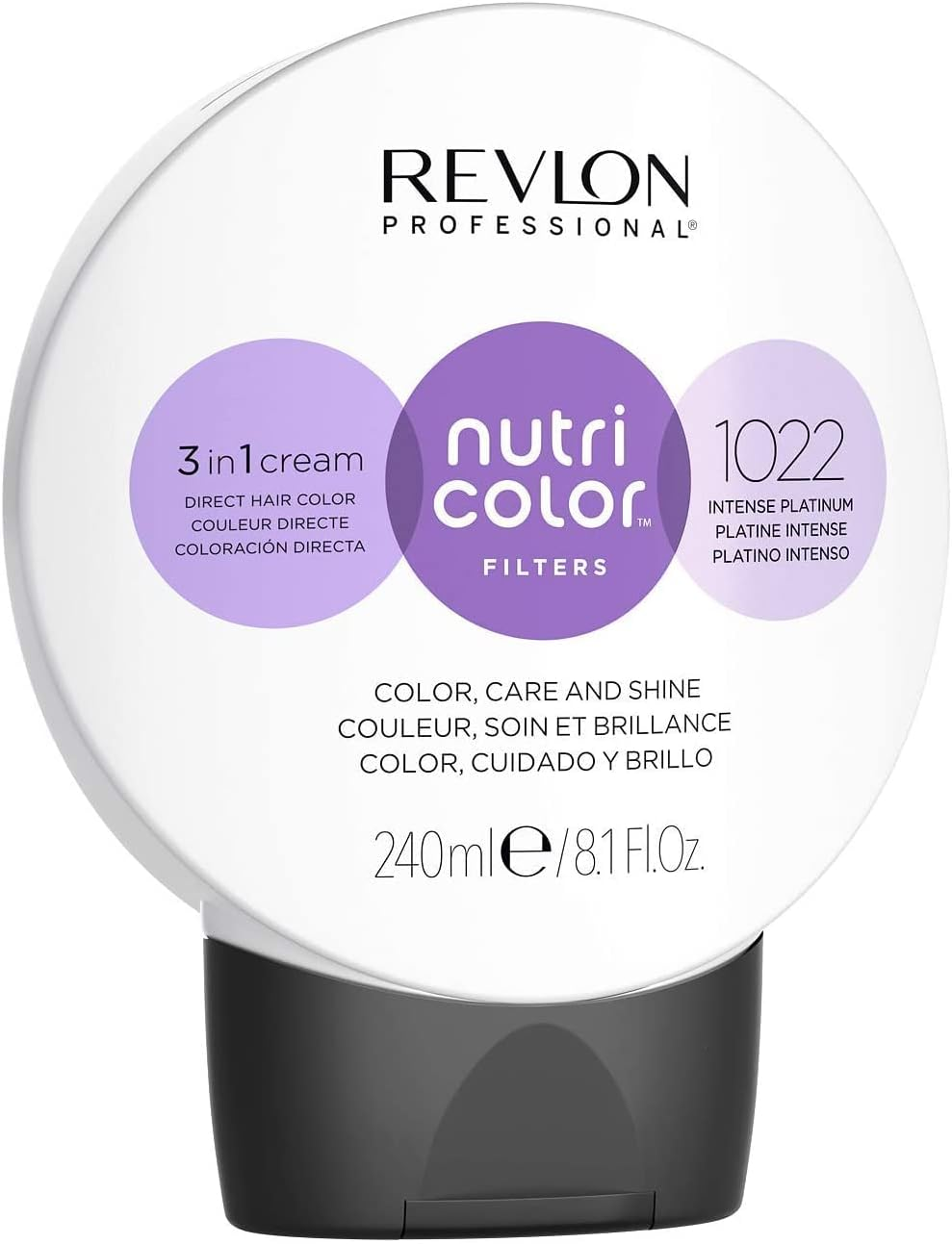 Revlon Nutri Color Toning Filters, 1022 Intense Platinum, 240 Ml