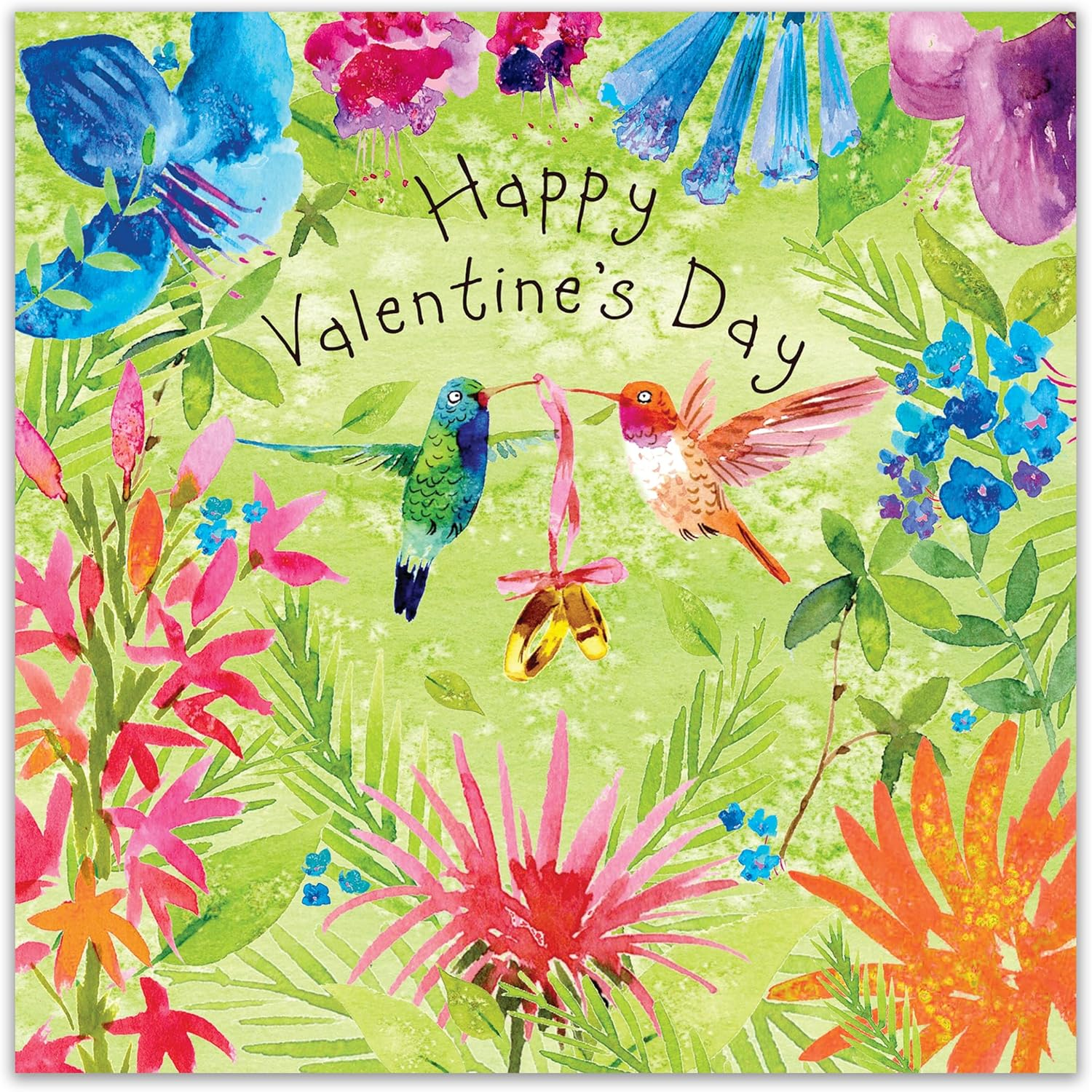 Twizler Valentine'S Day Card with Hummingbirds - Valentine Card for Husband Wife or Boyfriend Girlfriend - Cute Valentine'S Card for Him Her or Fianc&eacute; Fianc&eacute;e Partner image number 5