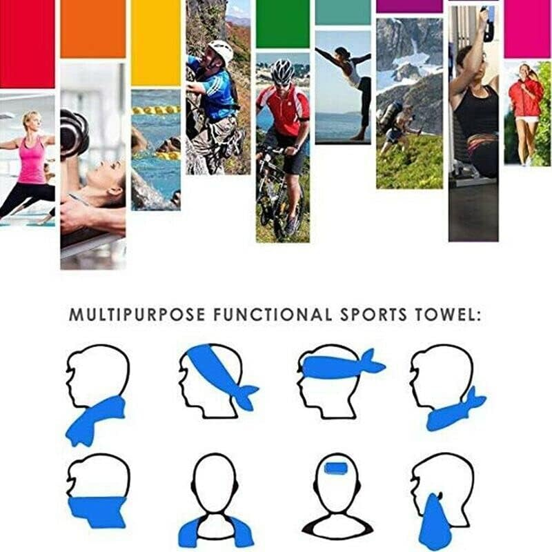 Instant Cooling Towel Gym Sport Golf Exercise Jog Cycling Outdoor Ice Cold Scarf Reusable Towel for Active Lifestyles image number 4