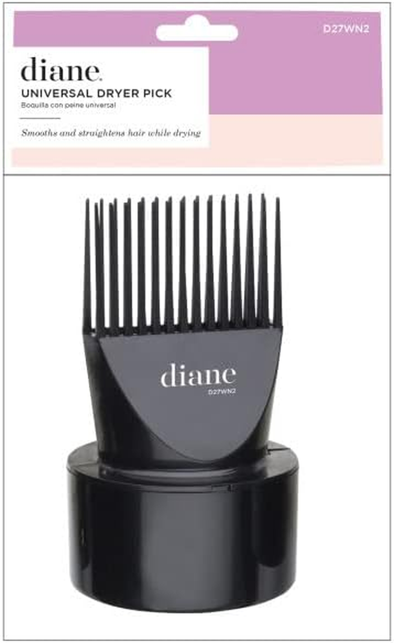 Diane Dryer Pick Attachment &ndash; Blow Dryer Comb Attachment, Fits Most Dryers with 2&rdquo; Barrels &ndash; Black &ndash; D27WN2 image number 6