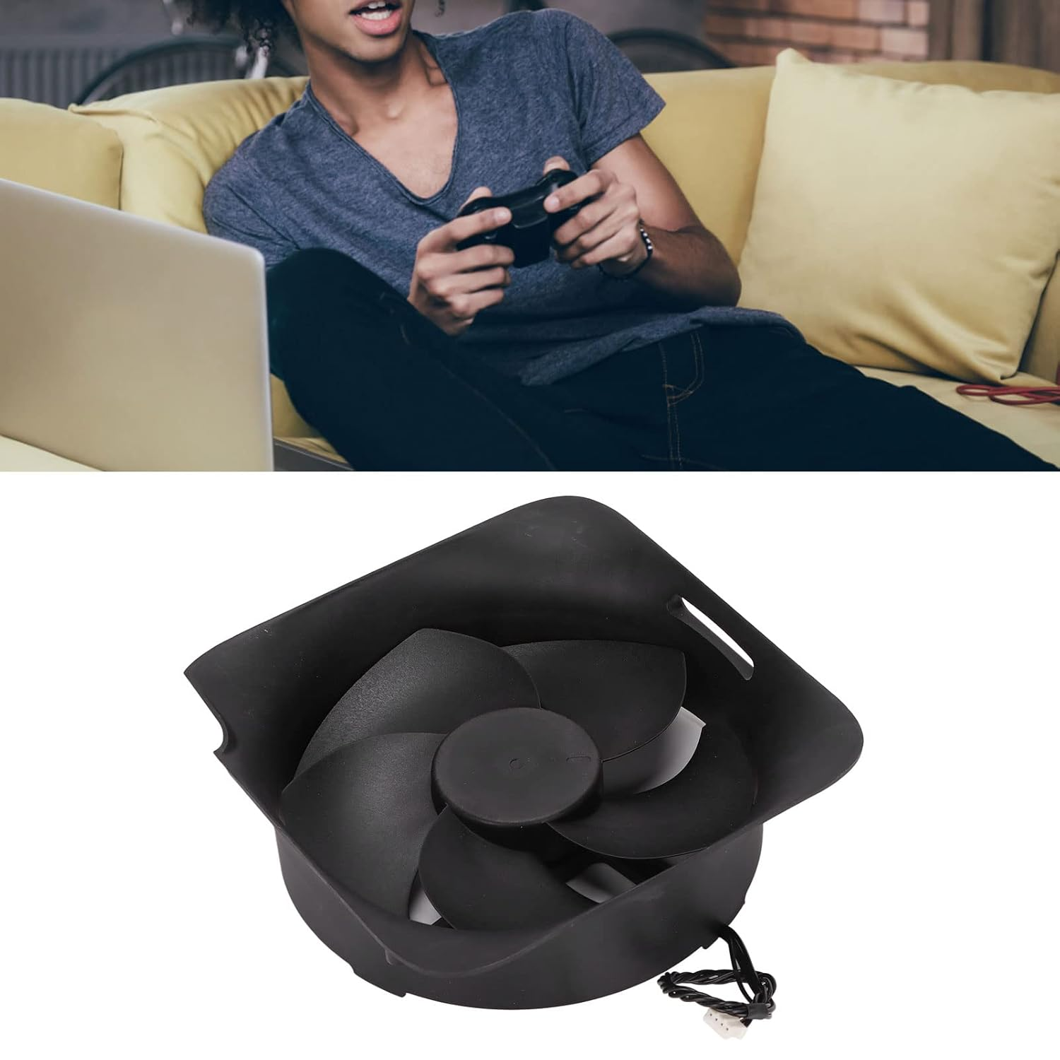 Quiet Replacement Cooling Fan for Xboxseries X - High-Speed Heat Dissipation Internal PC Fan (Durable & Low Noise)