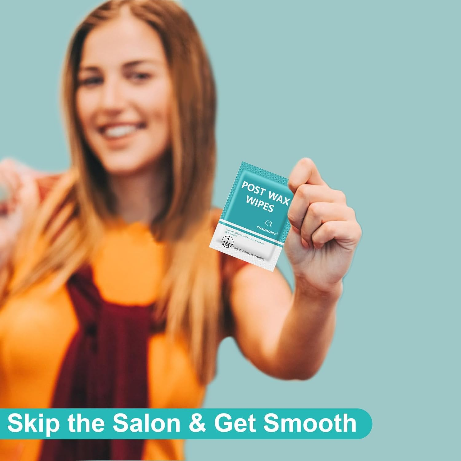 25 Pcs Post Wax Oil Wipes, Wax Remover for Skin Cleanser, after Wax Care Reduces Redness, Removes Residue, Body & Facial Post Waxing Treatment, Post Wax Care Refill Pack for All Hair Removal Products&hellip; image number 2