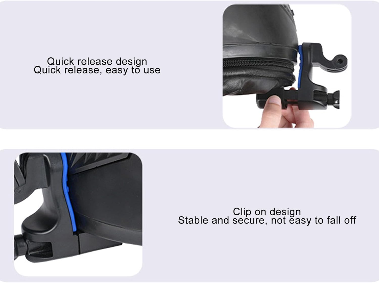 Motorcycle Helmet Chin Mount for Action Camera, POV Recording Adjustable Helmet Camera Mount for Action and More (Without Phone Mount) image number 6