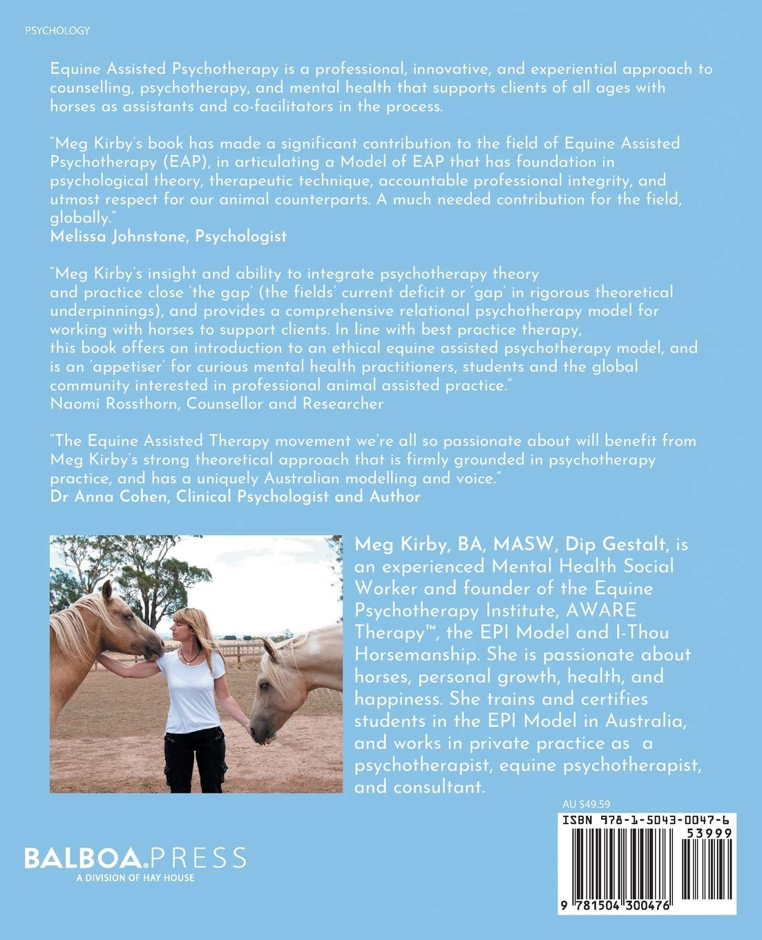 An Introduction to Equine Assisted Psychotherapy: Principles, Theory, and Practice of the Equine Psychotherapy Institute Model