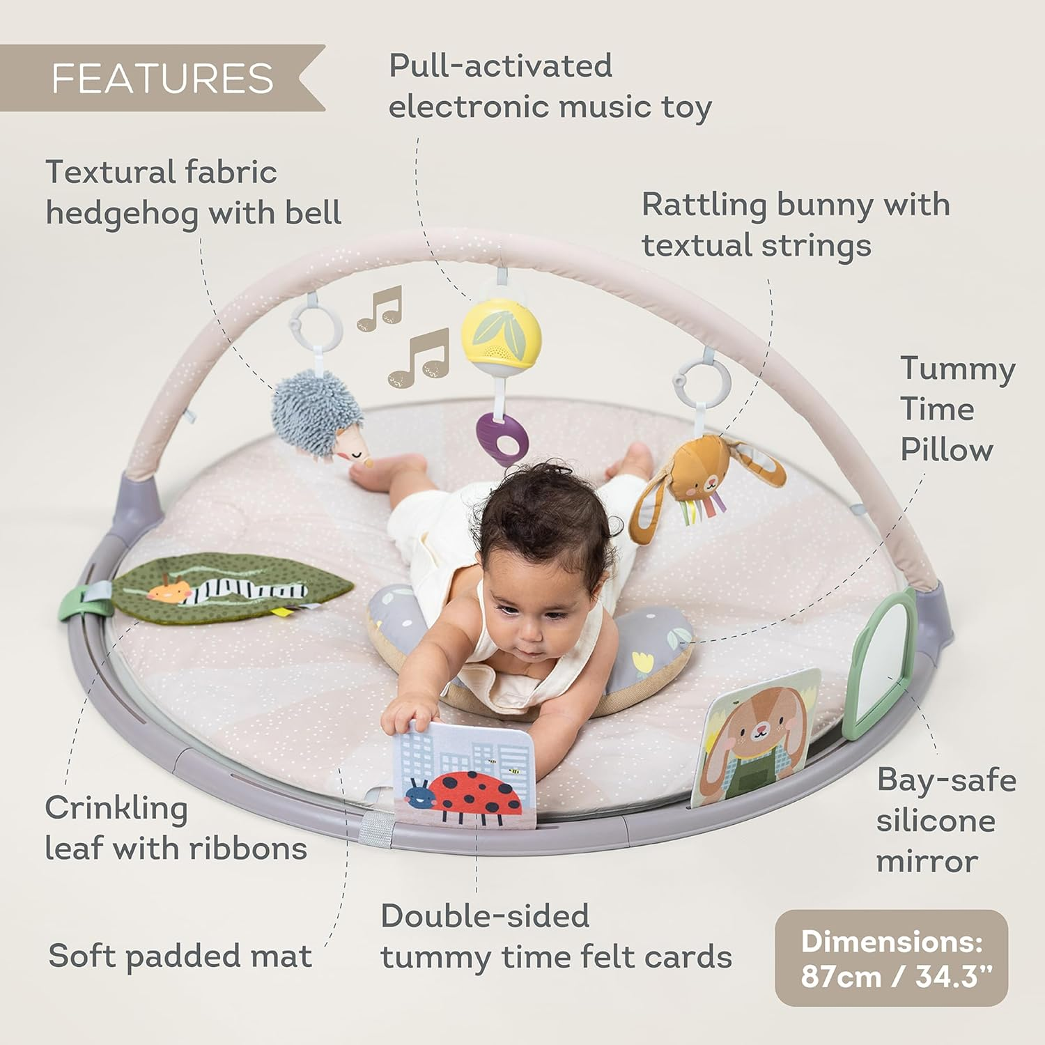 Taf Toys Tummy Time Activity Gym image number 5