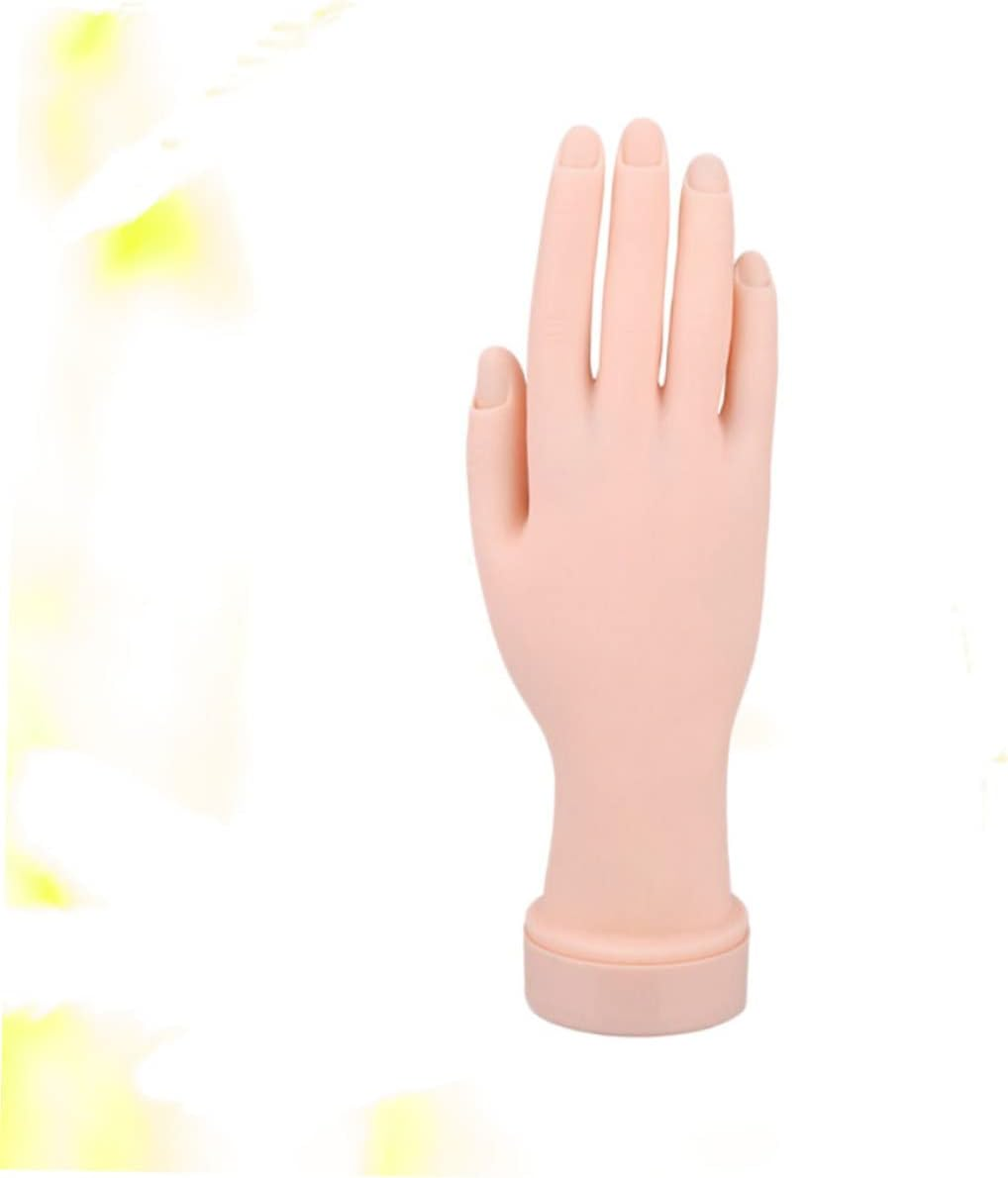 KAILIKETIY Realistic Nail Art Practice Hand Model Reusable Manicure Training Tool image number 6
