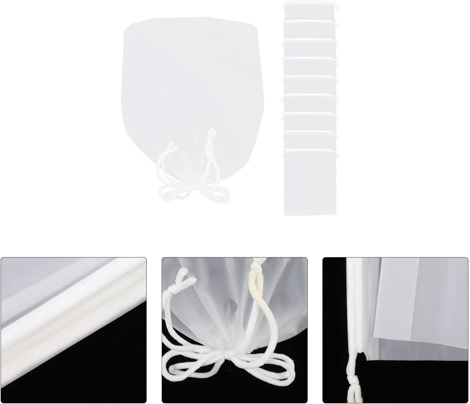 Yardenfun 10Pcs Portable Lightweight Clothing Bags for Travel Camping Hiking Business Trips image number 1