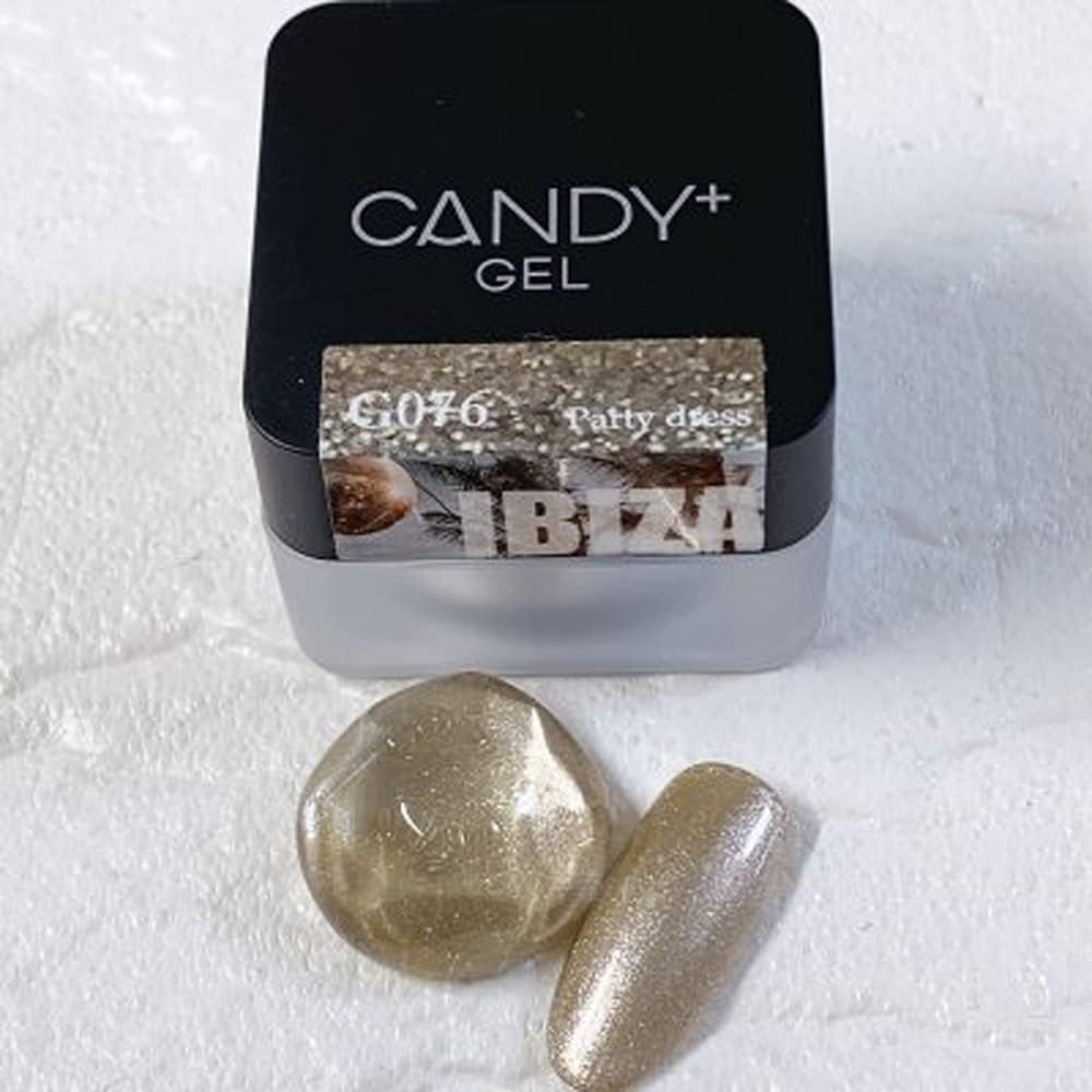 CANDY+ G076 Color Gel, 0.1 Oz (4 G), Party Dress, UV/LED Compatible image number 1