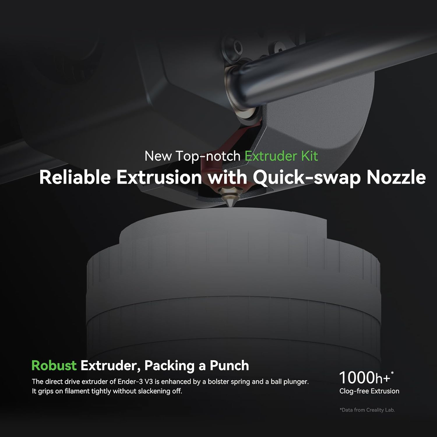 Creality Ender 3 V3 3D Printer, Ender-3 V2 Upgrade with Core XZ for 600Mm/S Printing Speed Direct Extrusion Tri-Metal Nozzle Auto Calibration Two Instant Cooling Fans image number 6