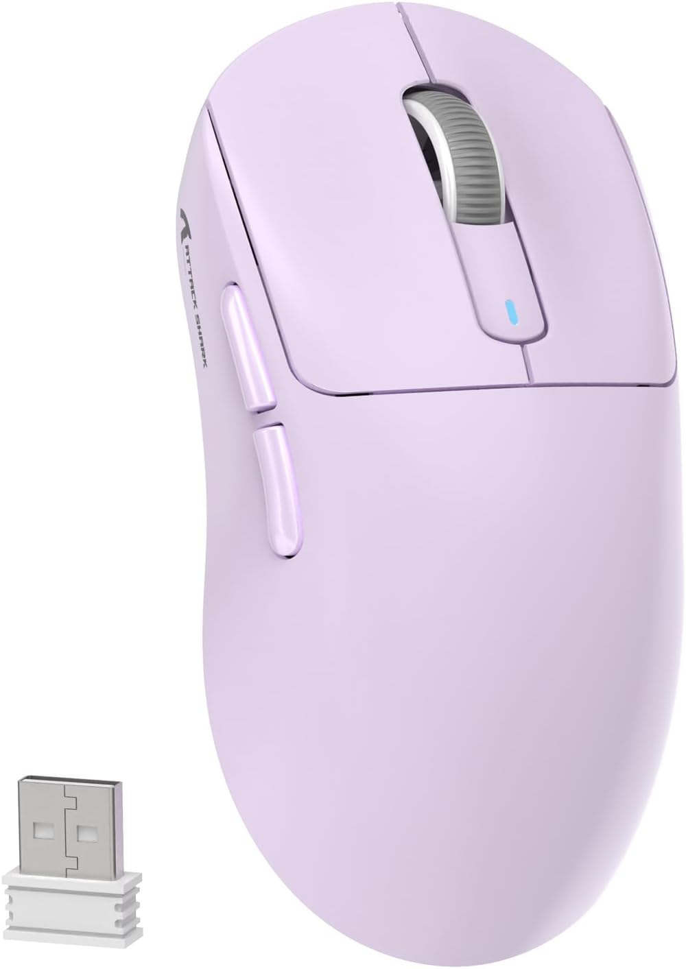 MAMBASNAKE X Attack Shark X3 Wireless Gaming Mouse, 49G Ultralight,Pixart PAW3395 26000 DPI, Bluetootth/2.4Ghz /Wired Tri-Mode, 200Hrs Rechargeable Batteey, Kailh GM8.0 Switch for Pc/Mac/Win - White&hellip;