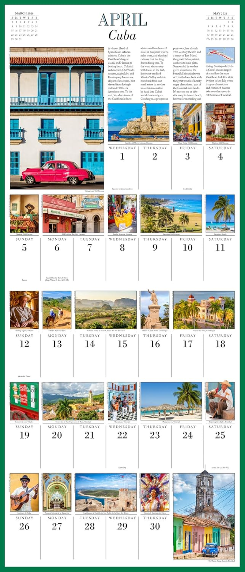 1,000 Places to See before You Die Picture-A-Day Wall Calendar 2026: a Traveler'S Calendar image number 1