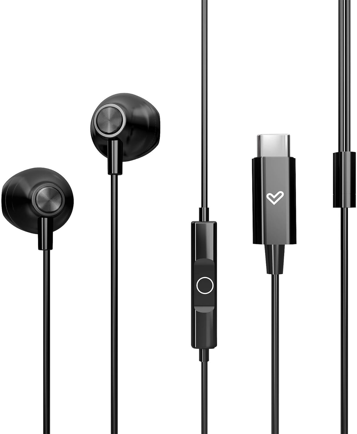Energy Sistem Easypods Type C Wired Headphones (Type C, Microphone, Voice Assistant, Playback Controller, Comfi-Fit) image number 2