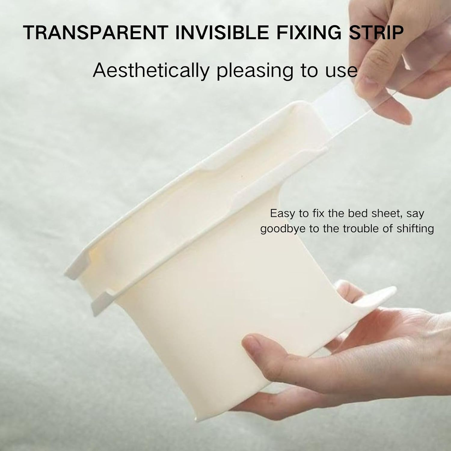 Poemtian 4PCS Bed Sheet Holder, Bed Sheet Fasteners, Non-Slip Bedsheet Grippers Keep in Place Bedding Accessories for All Mattress image number 3