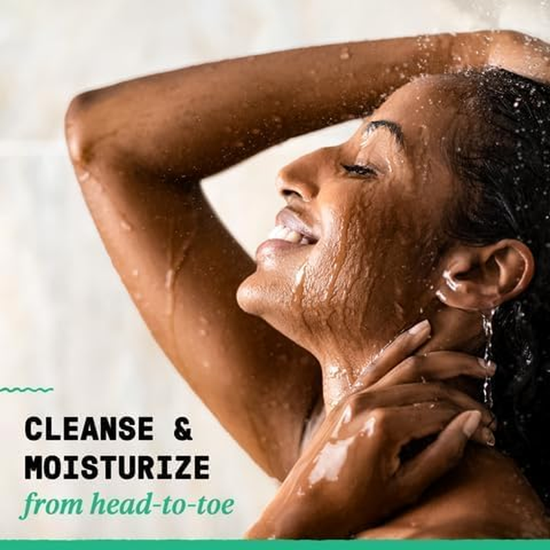 Alaffia Authentic African Black Soap Variety 2-Pack &ndash; All-In-One Liquid Soap, Travel-Size Eucalyptus Tea Tree + Full-Size Peppermint Body Wash, Face Wash, Shampoo, Shaving Soap image number 6