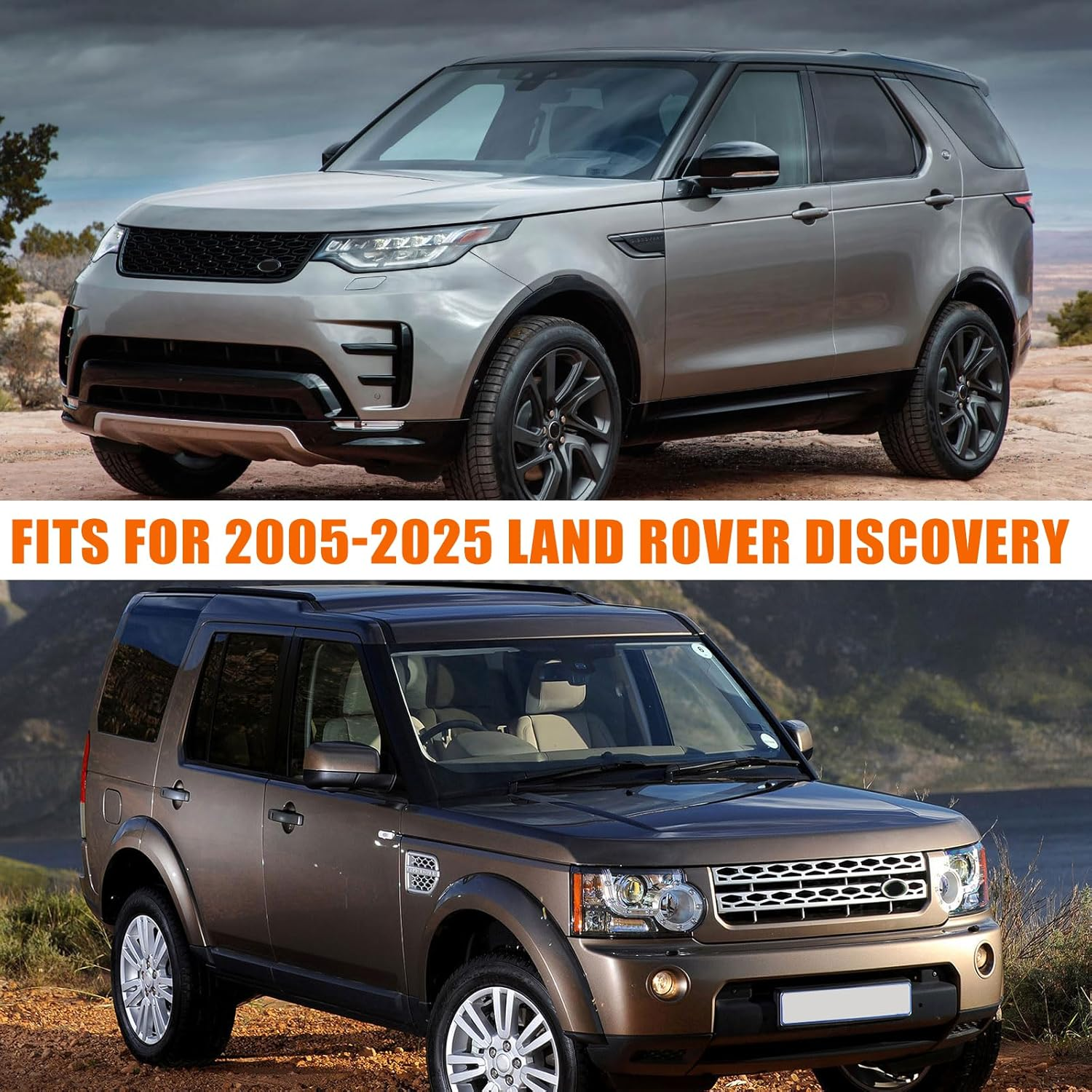 Waterproof Car Cover Replace for 2005-2025 Land Rover Discovery, 6 Layers All Weather Car Covers with Zipper Door & Windproof Bands for Snow Rain Dust Hail Protection (Discovery) image number 6