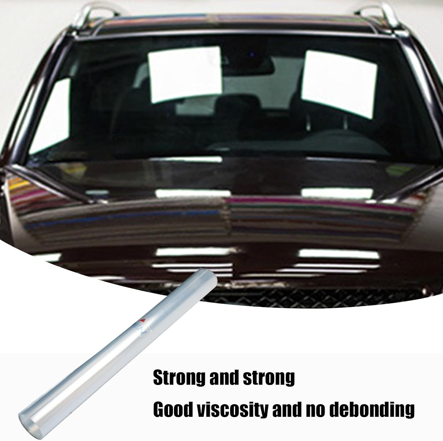 Clear Car Wrap - Non-Yellowing Automotive Protection Film - 19.6X78.7In High-Gloss Anti-Scratch Non-Yellowing Anti-Uv Wrap for Boat RV Exterior Care Vehicle image number 1