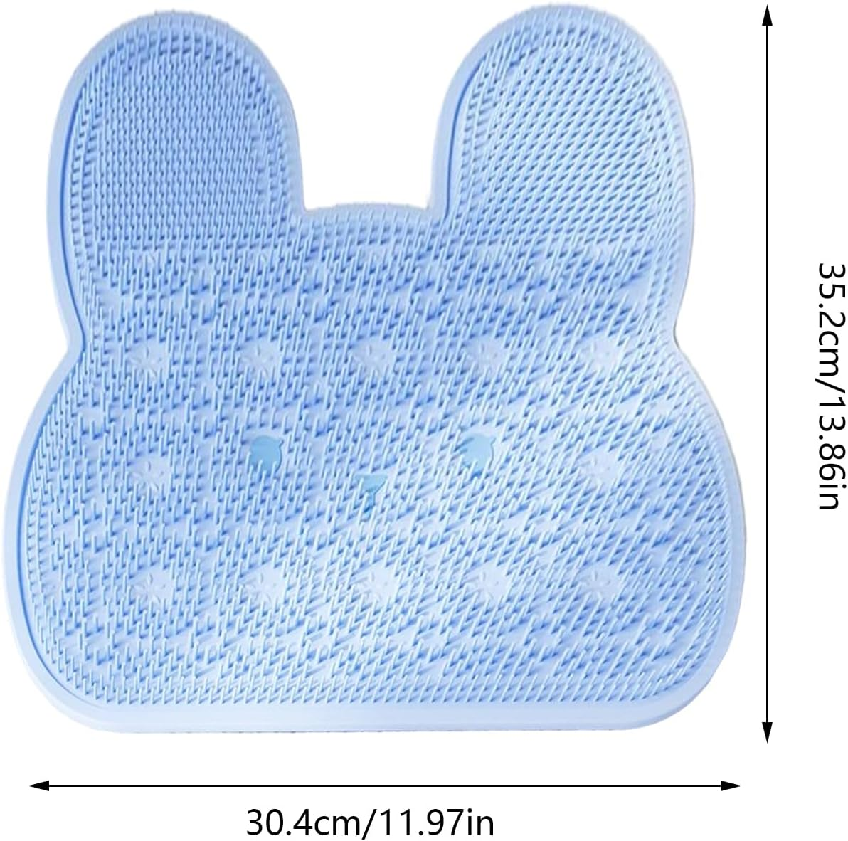 Back Scrubber for Shower,Silicone Wall Mounted Cleaner - Silicone Shower Foot Brush Pad,For Massage Cleaning Men Women Kids Family Home Bath Tub Floor Apartment Dorm image number 6