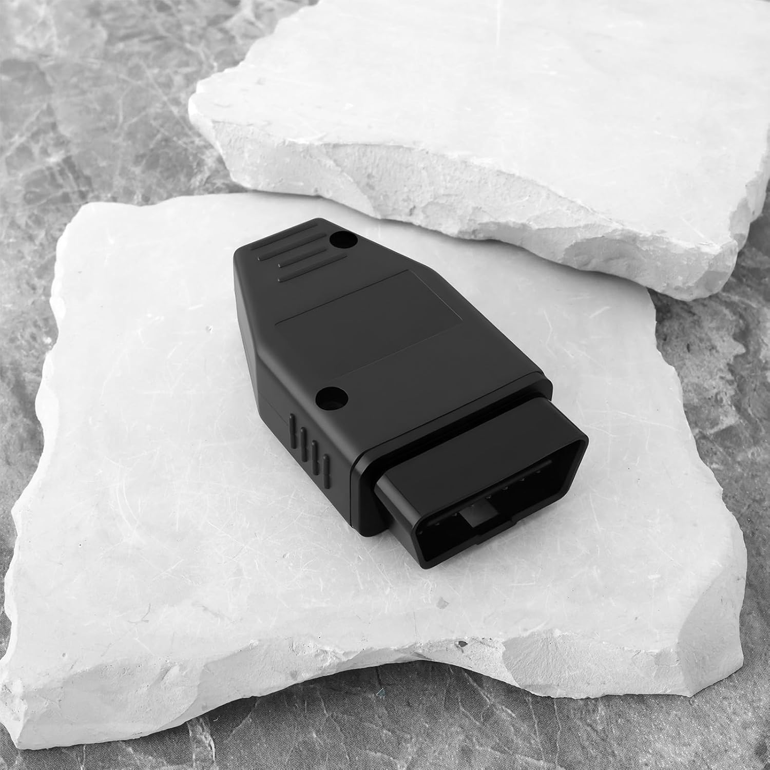 SING F LTD 2 Sets Car OBD2 16 Pin Connectors 12V OBDII Male Wiring Plug Adapter with Screw Shell for Car Truck Black image number 5