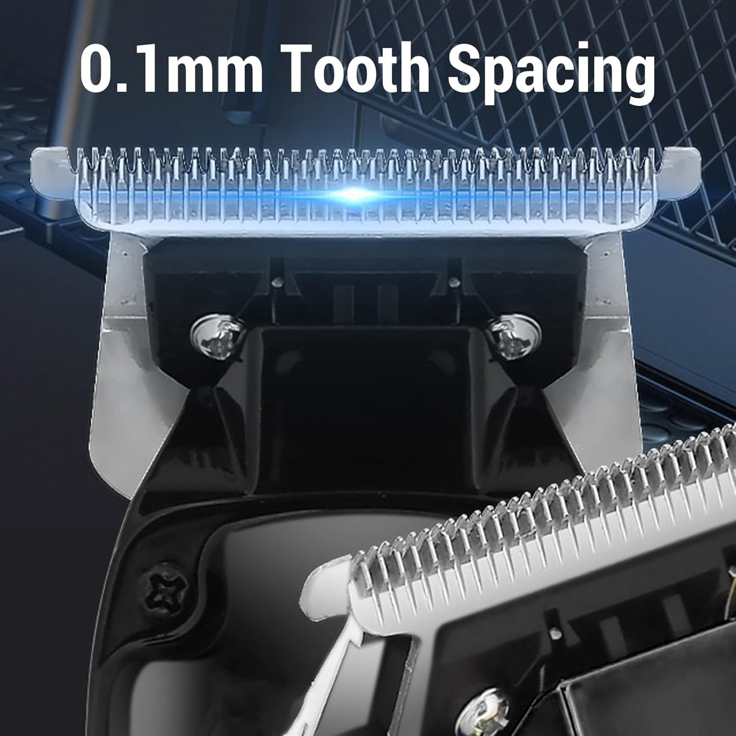 Pongnas Hair Trimmer for Men, Electric Hair Clipper Powerful Annoying USB Rechargeable Trimmer Trimmer for Men Digital Display with 4 Combs image number 3