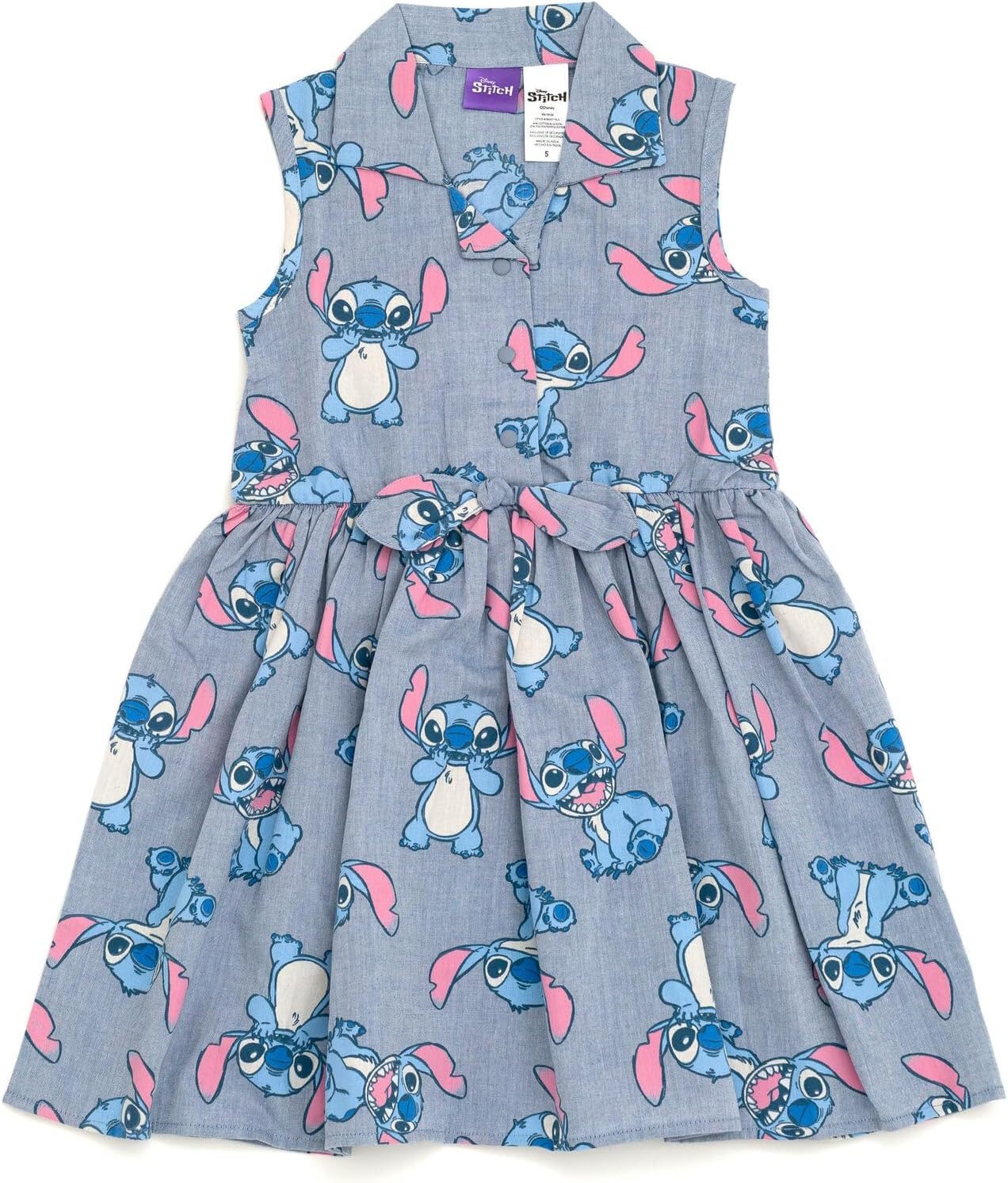 Disney Floral Chambray Skater Dress Newborn to Big Kid