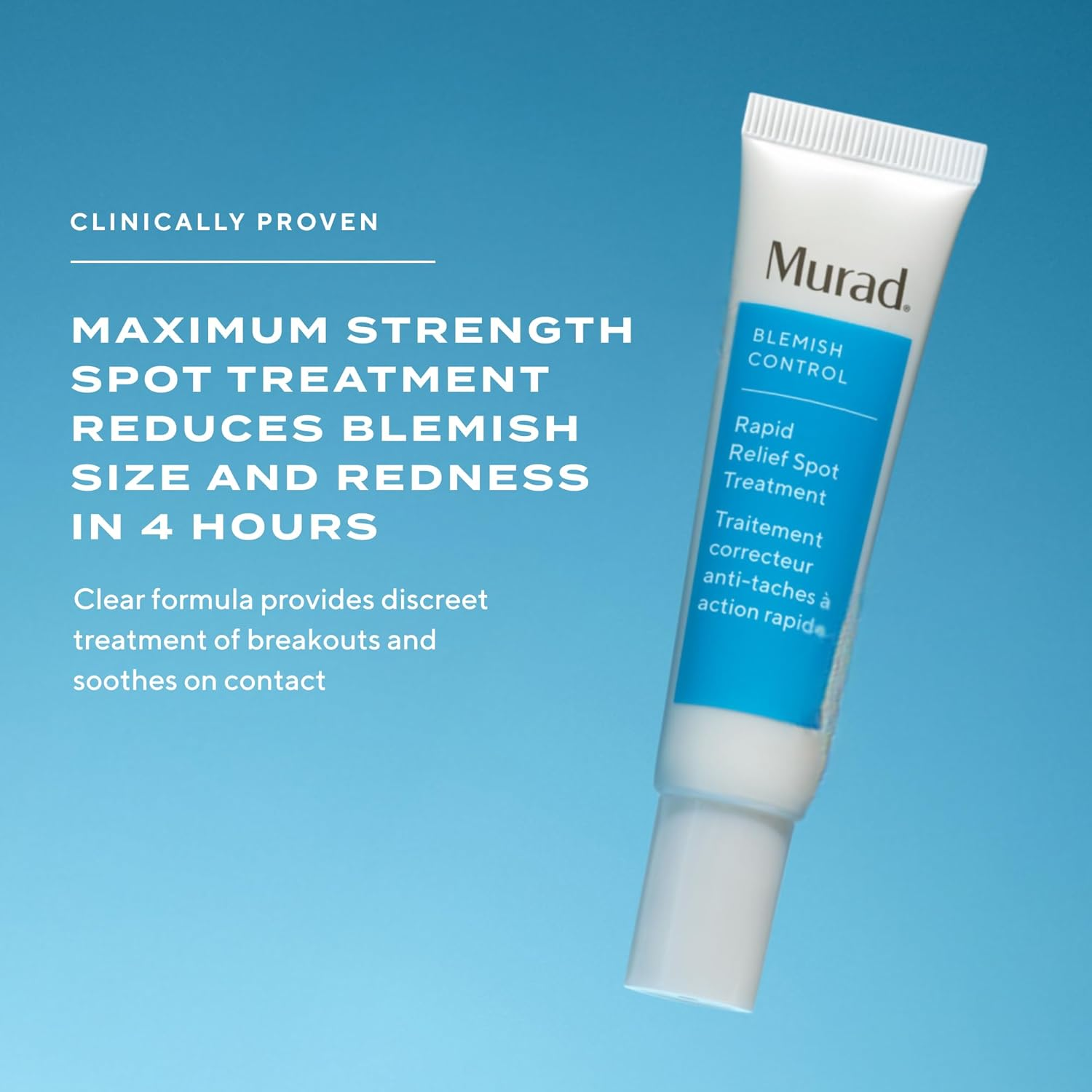Murad Rapid Relief Spot Treatment &ndash; Breakout Control Max Strength 2% Salicylic Acid Clear Gel Blemish Remover - Fast Active Breakout Relief Backed by Science image number 6