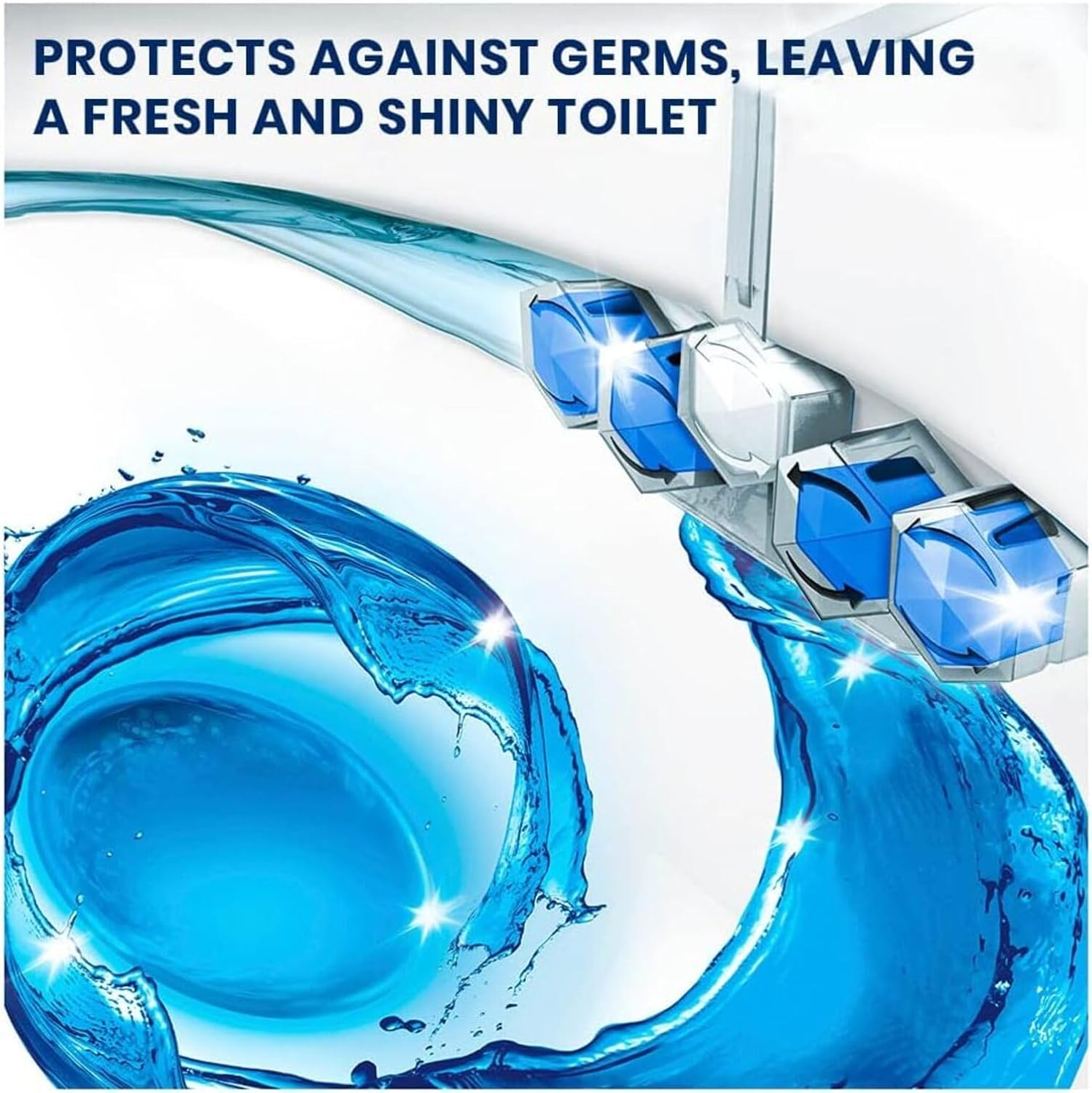 Domestos Power 5 Chlorine Toilet Block 55 G image number 3