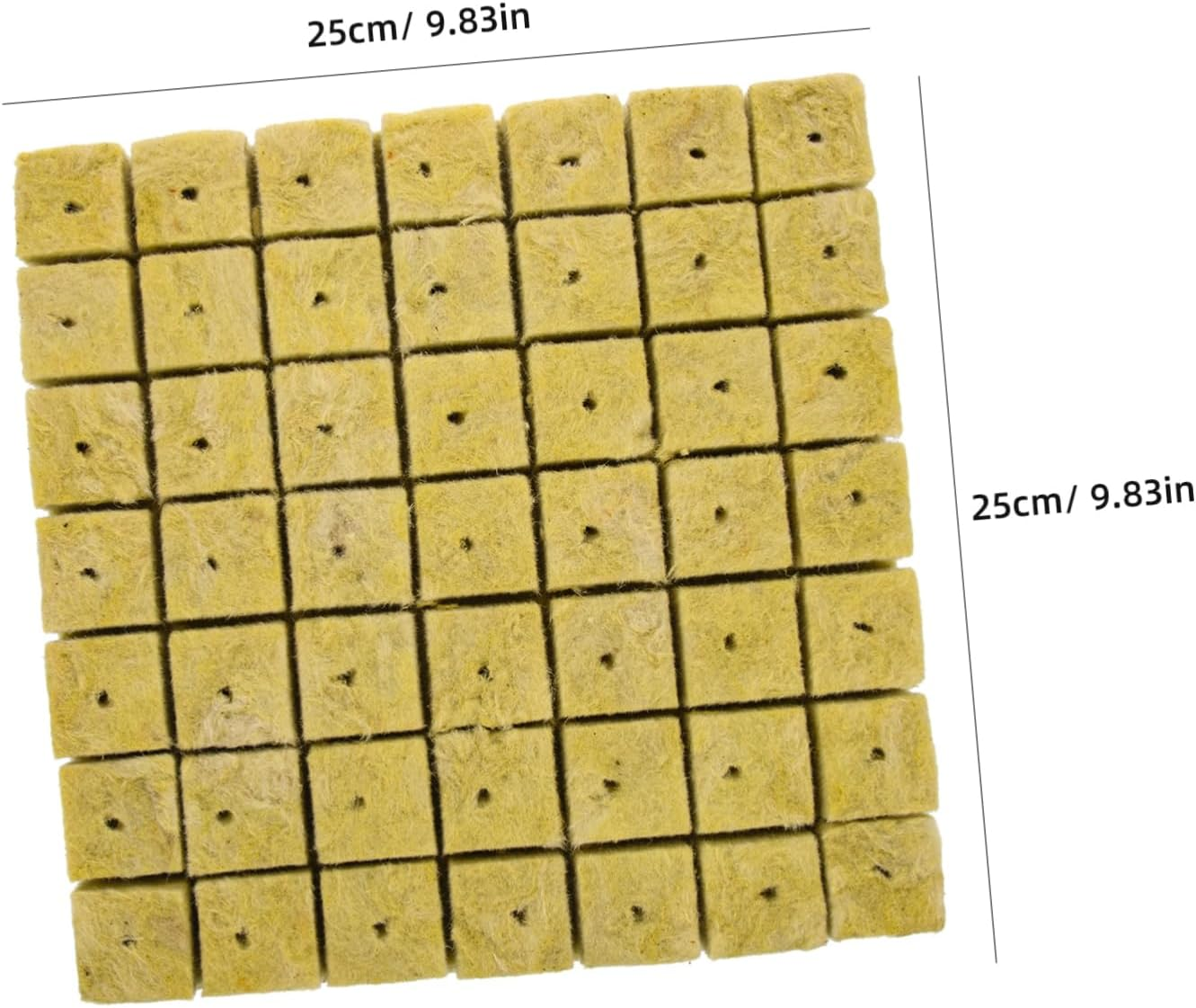 ROMISBABA Hydroponic Grow Medium Planting Cubes Plugs 98Pcs Substrate Blocks for Vegetable Flower Gardening image number 2