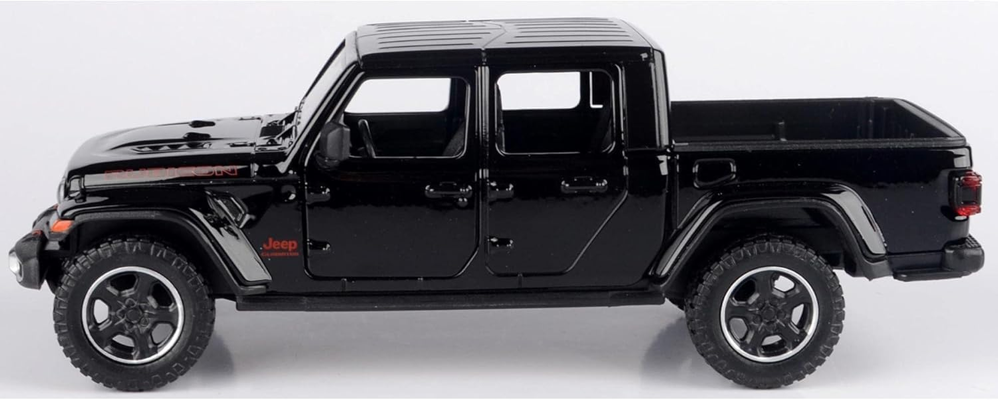 2021 Gladiator Rubicon (Closed Top) Pickup Truck Black 1/24-1/27 Diecast Model Car by Motormax 79368 image number 4