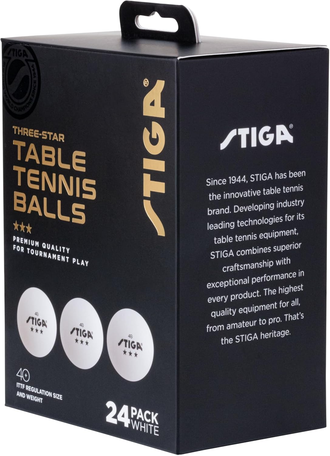 Stiga 3-Star Table Tennis Balls image number 2