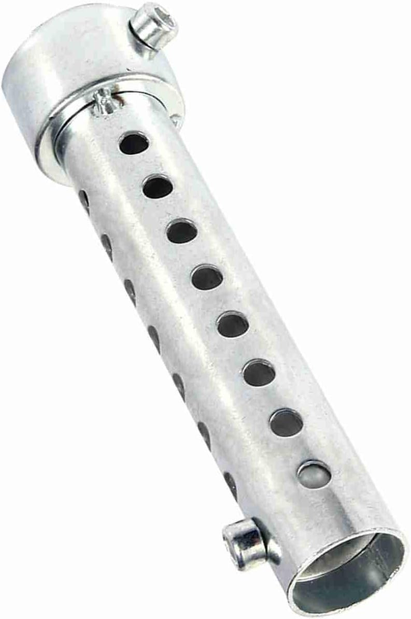 Domary Universal Motorcycle Exhaust Can DB Killer Silencer Muffler Baffle Insert Silver for Motorbike Tail Pipe (35Mm) image number 3